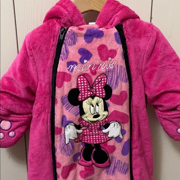 Disney Minnie Mouse Bunting Snowsuit - Picture 2 of 8
